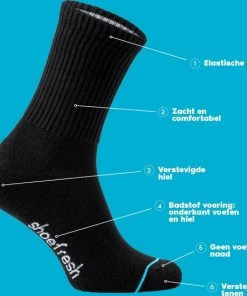 Promo ๐งจ 7 Paar ๐ Shoefresh Bamboe Sportsokken Dames - Maat 39-42 – Zwart – Naadloze Sokken ๐ 13 Promo ๐งจ 7 Paar ๐ Shoefresh Bamboe Sportsokken Dames - Maat 39-42 – Zwart – Naadloze Sokken ๐ -Nijdam Shop 550x561 3