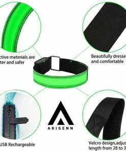 Beste Verkoop 😉 ARISENN® OPLAADBAAR LED LIGHTNING BAND GROEN|3 Standen | Reflecterende Hardloop Verlichting - Hardloop | Running Safety Led Light/ Reflecterende Armband Led/ Veiligheidsverlichting/ Hardloop Verlichting/ USB OPLAADBAAR / Sportarmbanden| 😍 -Nijdam Shop 550x564 4