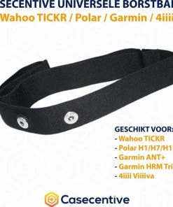 Kopen 😍 Casecentive Universele Borstband Wahoo TICKR / Polar / Garmin Zwart 🌟 -Nijdam Shop 550x565 7
