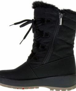 Goedkoop 🔥 Olang Nora Snowboots - Maat 42 - Vrouwen - Zwart ⌛ -Nijdam Shop 550x567 7