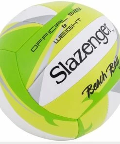 Coupon ⭐ Volleybal - Slazenger - Bal - Strandbal - Sport - Spel - Groen - Geel 🎉