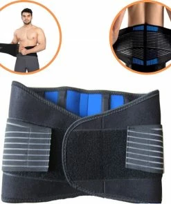 Uitgang 🤩 Ikigai® Rugbrace Onderrug - Rugband Met Baleinen - Rug Brace Voor Lage Rugpijn - Rug Corrector Voor Houding Correctie - Rugbandage Ondersteuning Band - Geschikt Voor Man En Vrouw - Alle Maten Beschikbaar 😉