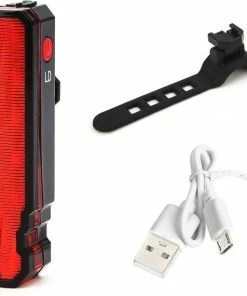 Beste Pirce 🎁 NA Fietsverlichting USB Oplaadbaar Fiets Achterlicht LED Laser 👍 -Nijdam Shop 550x570 5