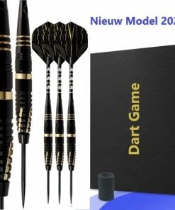 Gloednieuw ❤️ Bushifi Darts Premium Dartpijlen Van Hoge Kwaliteit Steeltip - Set Van 6 - Dartpijltjes 23 Gram - Origineel Cadeau Professionele Meest Complete Set 😉