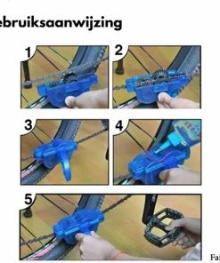 Hete verkoop 🛒 Fain Fietsketting Reiniger Set – 6 Delig – Fietsketting Onderhoud – Fietsketting Borstel - Inclusief Borstel - Fietsgereedschap – Kettingscherm – Schrobber – Fietsketting Reiniger Set – Fietsketting Ontvetter – Ketting Schoonmaken – Fiets Multitool 🧨 -Nijdam Shop 550x575 3