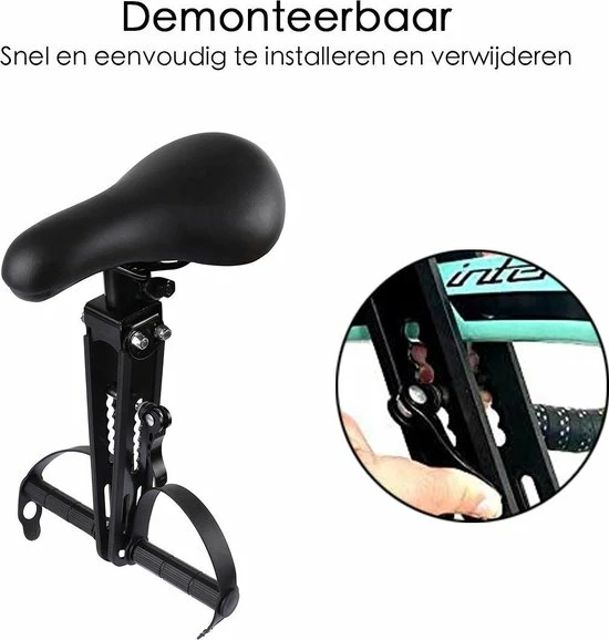 Uitgang ๐ Merkloos Zadel Op Stang - Fietszitje Voor Kind - Universeel - Zwart ๐ 10 Uitgang ๐ Merkloos Zadel Op Stang - Fietszitje Voor Kind - Universeel - Zwart ๐ - Afbeelding 8