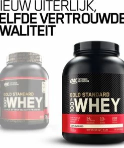 Goedkoop 🎁 Optimum Nutrition Gold Standard 100% Whey Protein - Unflavoured - Proteine Poeder - Eiwitshake - 71 Doseringen (2270 Gram) 🔔 -Nijdam Shop 550x579 3