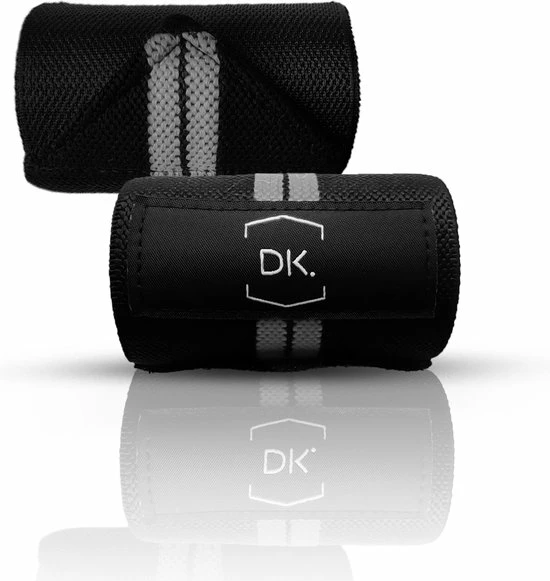 Flash-uitverkoop ๐ DK.® Wrist Wraps Voor Fitness & Crossfit - Polsbanden Voor Krachttraining - Polsbrace - Polsbandage - 2 Stuks - Grijs/Zwart ๐ 7 Flash-uitverkoop ๐ DK.® Wrist Wraps Voor Fitness & Crossfit - Polsbanden Voor Krachttraining - Polsbrace - Polsbandage - 2 Stuks - Grijs/Zwart ๐ - Afbeelding 5