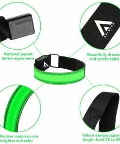Beste Verkoop 😉 ARISENN® OPLAADBAAR LED LIGHTNING BAND GROEN|3 Standen | Reflecterende Hardloop Verlichting - Hardloop | Running Safety Led Light/ Reflecterende Armband Led/ Veiligheidsverlichting/ Hardloop Verlichting/ USB OPLAADBAAR / Sportarmbanden| 😍 -Nijdam Shop 550x582 1