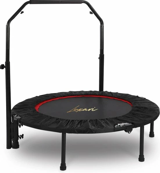 Gloednieuw ๐ Luxari - Hoogwaardige Fitness Bounce Trampoline - Inclusief Stang En Beschermhoes - 105 Cm Diameter - Opvouwbaar - Belastbaar Tot 150 Kg - Mini Trampoline - Hometrainer - Trampoline ๐ 3 Gloednieuw ๐ Luxari - Hoogwaardige Fitness Bounce Trampoline - Inclusief Stang En Beschermhoes - 105 Cm Diameter - Opvouwbaar - Belastbaar Tot 150 Kg - Mini Trampoline - Hometrainer - Trampoline ๐