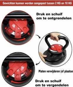 Goedkoopste ???? Luxari - Hoogwaardige Kettlebell - Verstelbaar - Van 2.25 T/m 10 Kilo - Incl. 6 Schijven - Thuis Sporten - Zwart - Kettlebell 10 Kg - Dumbell 10 Kg - Kettlebel ❤️ -Nijdam Shop 550x601 1