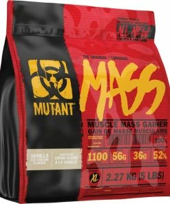 Beste recensies van ⭐ Mutant Mass - Muscle Mass Gainer - Weight Gainer / Mass Gainer - Vanilla Ice Cream - 2200 Gram (8 Shakes) ⭐