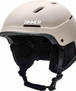 Promo ✨ Sinner Whistler Skihelm | Matte Light Grey | Maat: 52 - 54 Cm ⭐