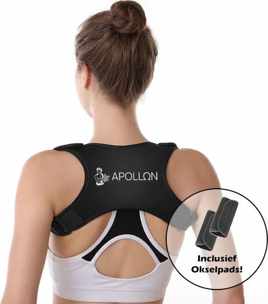 Beste Verkoop ❤️ APOLLΩN Apollon - Rug Corrector - Postuur Corrector - Houding Corrector - Rugbrace - Met Okselpads - Verstelbaar - Unisex - One Size Fits All ✔️ 4 Beste Verkoop ❤️ APOLLΩN Apollon - Rug Corrector - Postuur Corrector - Houding Corrector - Rugbrace - Met Okselpads - Verstelbaar - Unisex - One Size Fits All ✔️ - Afbeelding 2