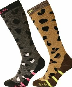 Flash-uitverkoop 🎉 SINNER Ladies Ski 🧦 Socks Placed Animal Double Pack Wintersportsokken Dames - Maat 39-41 ✨ -Nijdam Shop 550x631 1