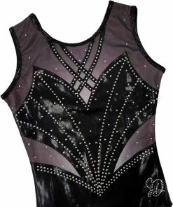 Begroting ๐งจ Sparkle&Dream Gympakje Turnpakje Nina Zwart - CLA | Maat 140 Voor Turnen En Gymnastiek ๐ฏ