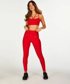 Beste deal 😍 Hunkemöller Dames - Sport Collectie - HKMX Oh My Squat High Waisted Legging - Rood - Maat L ✔️ -Nijdam Shop 550x660 3