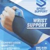 Korting 🔔 Sport Suport Polsband Grijs | Sport Support Pols | Stevigheidsband - Versteviging & Versterking Polsen - Polsbandage Wrist Support Wraps - Sporten & Fit ❤️