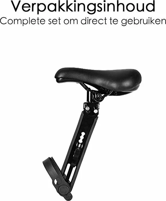 Uitgang ๐ Merkloos Zadel Op Stang - Fietszitje Voor Kind - Universeel - Zwart ๐ 5 Uitgang ๐ Merkloos Zadel Op Stang - Fietszitje Voor Kind - Universeel - Zwart ๐ - Afbeelding 3