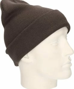 Uitgang ???? Beechfield Basic Winter Muts/beanie Antraciet Grijs Acryl Voor Volwassenen - Winter Essentials/accessoires ???? -Nijdam Shop 550x681 4