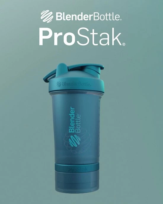 Groothandel 🤩 BLENDERBOTTLE ProStak PRO - OCEAAN - Eiwitshaker | Bidon | Shakebeker - 650 Ml - Shakebeker Met 2 Containers, Pillendoosje En BlenderBall Voor Eiwitshakes Zonder Klonten. Lekt Niet! 😉 4 Groothandel 🤩 BLENDERBOTTLE ProStak PRO - OCEAAN - Eiwitshaker | Bidon | Shakebeker - 650 Ml - Shakebeker Met 2 Containers, Pillendoosje En BlenderBall Voor Eiwitshakes Zonder Klonten. Lekt Niet! 😉 - Afbeelding 2