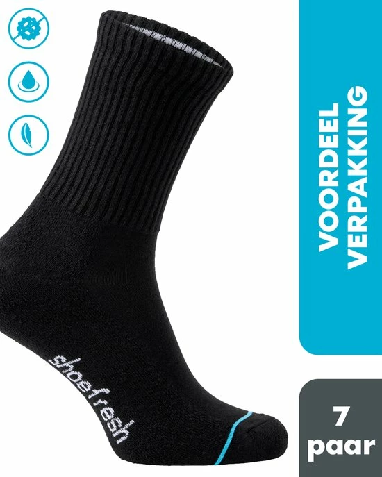 Beste deal ???? 7 Paar ???? Shoefresh Bamboe Sportsokken Dames - Maat 35-38 – Zwart – Naadloze Sokken ???? 3 Beste deal ???? 7 Paar ???? Shoefresh Bamboe Sportsokken Dames - Maat 35-38 – Zwart – Naadloze Sokken ????