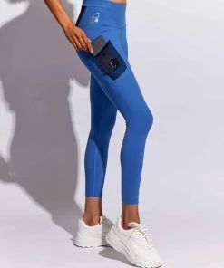 Beste Pirce ✔️ Redsware Sportlegging Dames Met Zakken - High Waist - Lichtblauw 😉 -Nijdam Shop 550x687 35