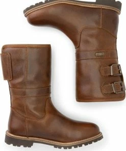 Goedkoopste 🔔 Travelin' Yukon Dames Outdoorlaarzen - Vibram Zool - Waterdicht - Wol Gevoerd - Cognac Bruin Leer - Maat 40 😉 -Nijdam Shop 550x688 5