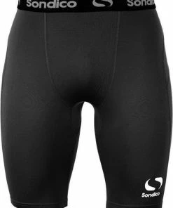 Hete verkoop ⌛ Sondico Slidingshort - Slidingbroek - Lengte 23 Cm - Heren - Zwart/Wit - S ✨