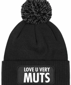 Beste Verkoop 🌟 Merkloos Muts Met Pompoen - Love You Very Muts - SoBAD. - Beanie - Muts Heren - Muts Dames - Wintersport - One Size - Après Ski Outfit 🔔