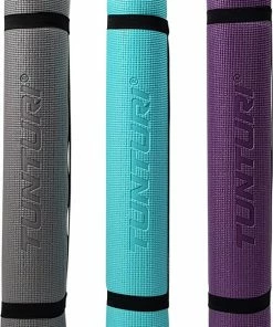 Groothandel 🛒 Tunturi PVC Yogamat - Fitnessmat 4mm Dik - Antraciet Met Print - Incl. Gratis Fitness App 🔥 -Nijdam Shop 550x730 3
