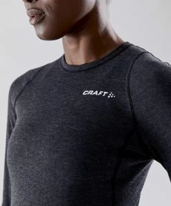 Beste Verkoop 🛒 Craft - Core Wool Merino LS Tee - Thermoshirt - Dames - Zwart - M 👍 -Nijdam Shop 550x732