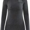 Beste Verkoop 🛒 Craft - Core Wool Merino LS Tee - Thermoshirt - Dames - Zwart - M 👍 -Nijdam Shop 550x733