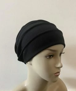 Flash-uitverkoop ⌛ Hair4life Muts - Chemo Muts - Muts Dames - Hoofddeksel - Beenie - Zwart ⌛