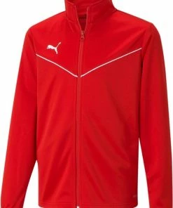 Beste deal 🔔 Puma Teamrise Trainingspak - Maat 164 - Unisex - Rood/zwart 💯 -Nijdam Shop 550x744 4