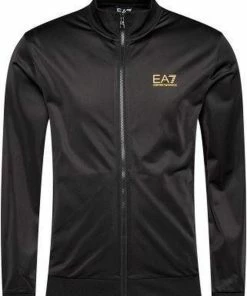 Korting 🛒 Emporio Armani EA7 Train Core ID Trainingspak - Maat XL - Mannen - Zwart - Goud 👍 -Nijdam Shop 550x745 1