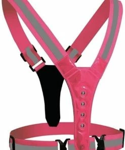 Beste Verkoop ???? TrueLogic Alpha Hardloopvest Met Verlichting - Hardloopvest Neon Roze - Reflecterend Vest - One Size Fits All ???? -Nijdam Shop 550x745