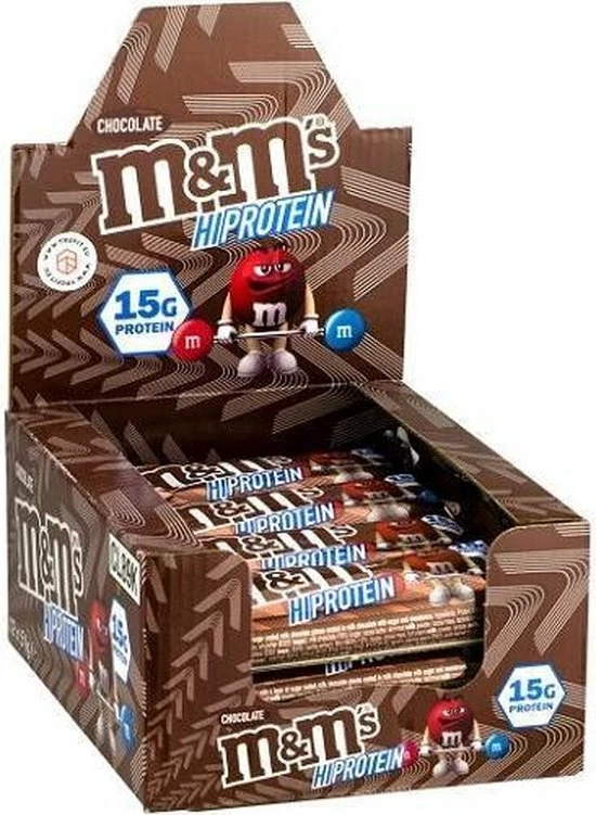 Aanbiedingen ๐ M&M's Hi Protein - Eiwitreep - Chocolade (bruin) - 12 X 51g โญ 5 Aanbiedingen ๐ M&M's Hi Protein - Eiwitreep - Chocolade (bruin) - 12 X 51g โญ - Afbeelding 3