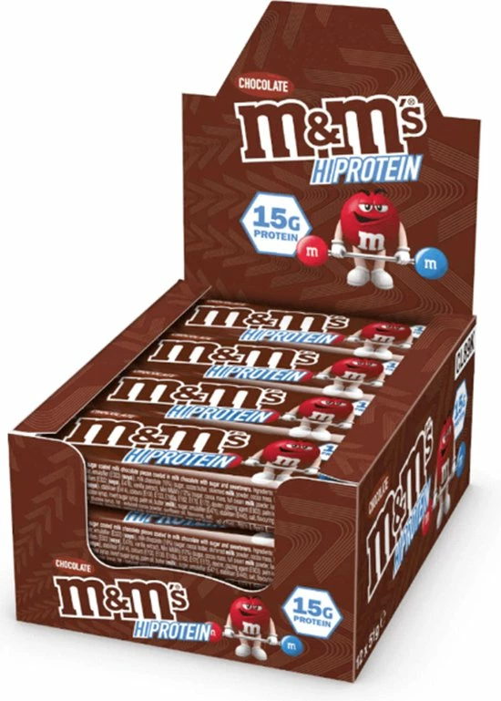 Aanbiedingen ๐ M&M's Hi Protein - Eiwitreep - Chocolade (bruin) - 12 X 51g โญ 3 Aanbiedingen ๐ M&M's Hi Protein - Eiwitreep - Chocolade (bruin) - 12 X 51g โญ