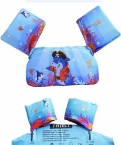 Korting 😍 Merkloos Zwemvest Kinderen - Zwembandjes - Drijfvest - Puddle Jumper - 2-6 Jaar - 14-25 KG - + GRATIS Antislip Placemat BPA Vrij - Blauw 🧨 -Nijdam Shop 550x772 4