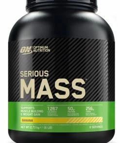 Begroting 🎉 Optimum Nutrition Serious Mass - Banana - Mass Gainer - Weight Gainer - 2727 Gram (8 Servings) 😀