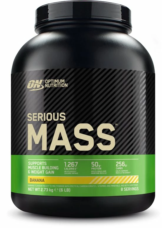 Begroting π Optimum Nutrition Serious Mass - Banana - Mass Gainer - Weight Gainer - 2727 Gram (8 Servings) π 3 Begroting π Optimum Nutrition Serious Mass - Banana - Mass Gainer - Weight Gainer - 2727 Gram (8 Servings) π