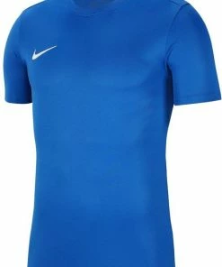 Uitgang 🔥 Nike Park VII SS Sportshirt - Maat M - Mannen - Blauw 🔔