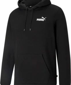 Uitgang ⌛ PUMA Ess Small Logo Hoodie Fl Heren Trui - Maat M 🌟
