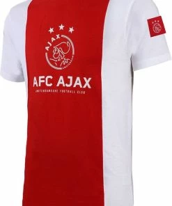 Goedkoop ✨ Kingdo Ajax T-shirt Thuis - Katoen - 2022-2023 - Voetbalshirts Kinderen - Jongens En Meisjes - Sportshirts - Volwassenen - Heren En Dames-L 🎁