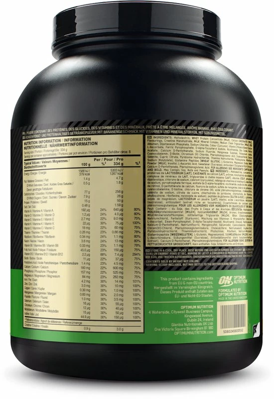 Begroting π Optimum Nutrition Serious Mass - Banana - Mass Gainer - Weight Gainer - 2727 Gram (8 Servings) π 7 Begroting π Optimum Nutrition Serious Mass - Banana - Mass Gainer - Weight Gainer - 2727 Gram (8 Servings) π - Afbeelding 5
