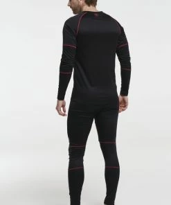 Korting 🤩 Tenson Core Baselayer Set M - Thermoset - Heren - Zwart - Maat XL 💯 -Nijdam Shop 550x808