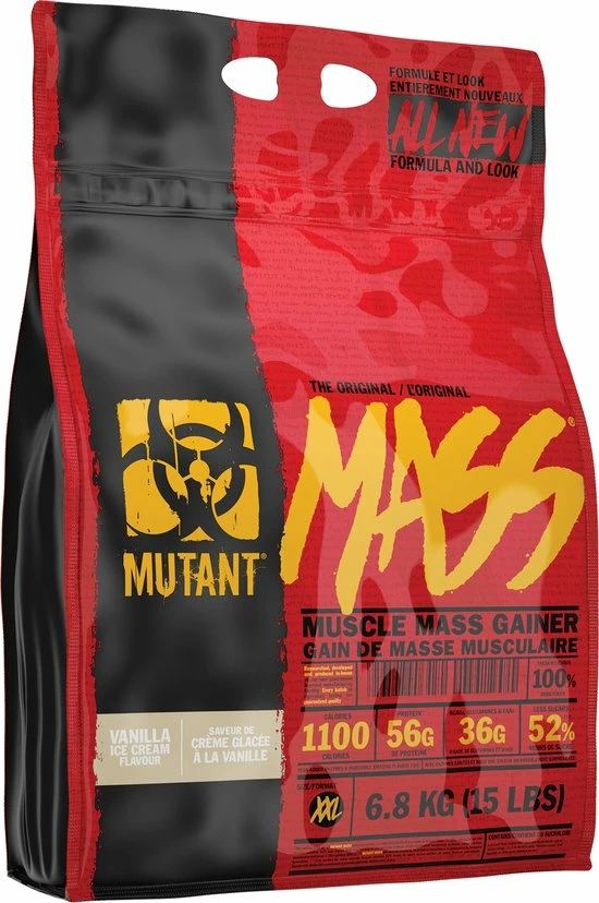 Promo ๐ Mutant Mass - Muscle Mass Gainer - Weight Gainer / Mass Gainer - Vanilla Ice Cream - 6800 Gram (24 Shakes) โจ 6 Promo ๐ Mutant Mass - Muscle Mass Gainer - Weight Gainer / Mass Gainer - Vanilla Ice Cream - 6800 Gram (24 Shakes) โจ - Afbeelding 4