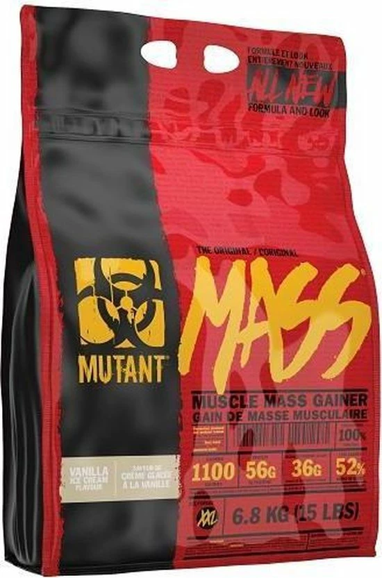 Promo ๐ Mutant Mass - Muscle Mass Gainer - Weight Gainer / Mass Gainer - Vanilla Ice Cream - 6800 Gram (24 Shakes) โจ 5 Promo ๐ Mutant Mass - Muscle Mass Gainer - Weight Gainer / Mass Gainer - Vanilla Ice Cream - 6800 Gram (24 Shakes) โจ - Afbeelding 3